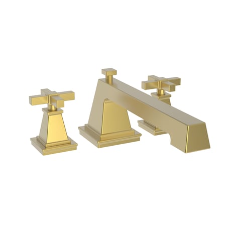 Newport Brass Tub Faucet, Satin Bronze (PVD), Deck 3-3156/10